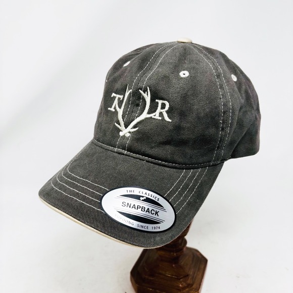 Thick Richards Antler Baseball Cap Embroidered Adjustable Back NWT Cotton - Picture 7 of 7